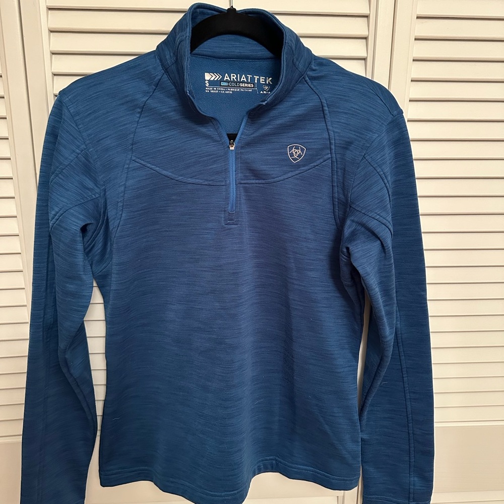Ariat Cold Tek Equestrian Quarter Zip Performance Fleece.